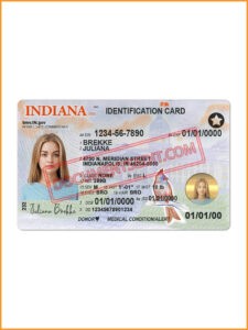 Indiana Identification card