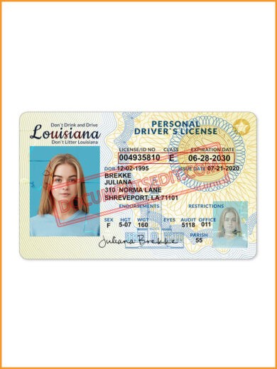 best Louisiana Driver License