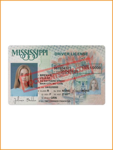 Mississippi Driver License