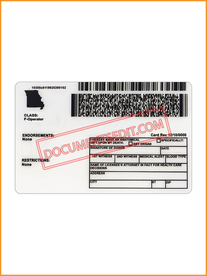 issue date missouri drivers license