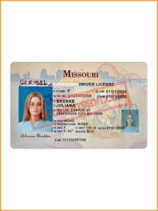 Missouri Driving License