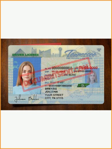 Tennessee Driver License