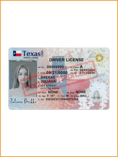 Texas Driver License new