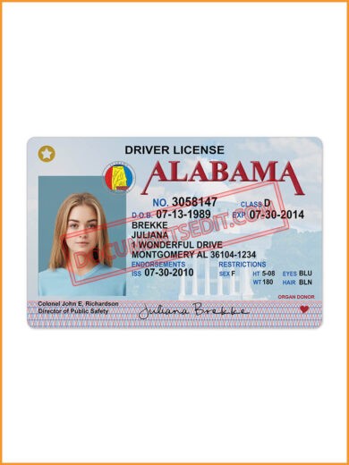 Alabama Driving License