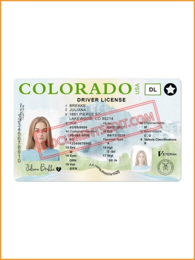 Colorado Driving License