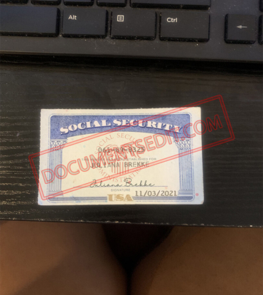 Social Security Card Template 45 f