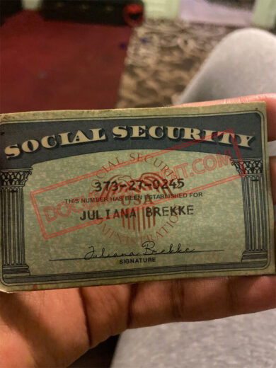 Social Security Card Template 51 f