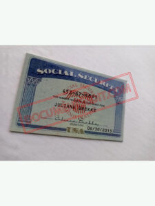 Social Security Card Template 55 f