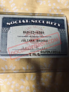 Social Security Card Template 59 f