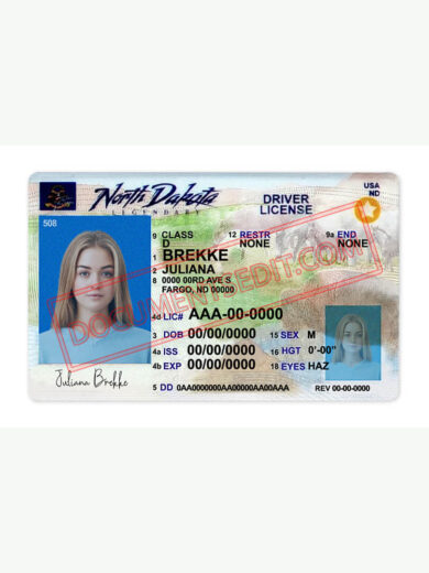 North Dakota Driver License