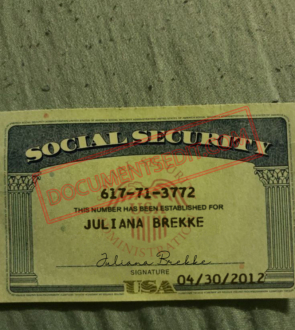 Social Security Card Template 63 f