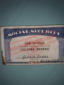 Social Security Card Template 84 f