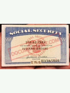 Social Security Card Template 86 f