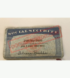 Social Security Card Template 102 f