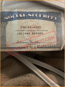 Social Security Card Template 107