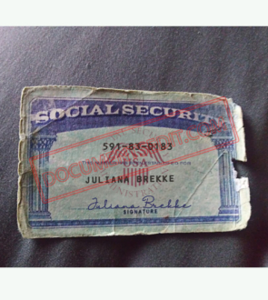 Social Security Card Template 91 f