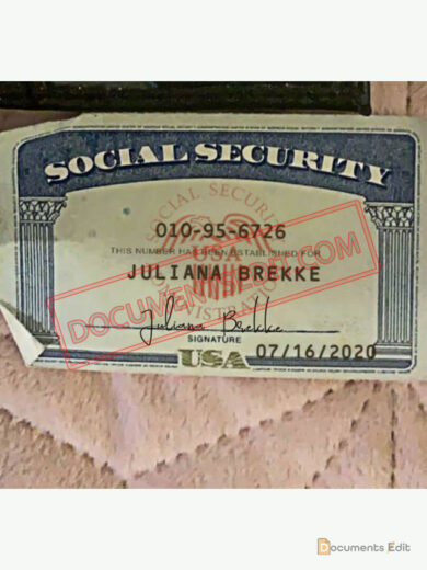 Social Security Card