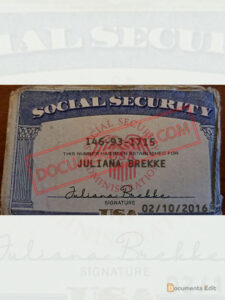 Social Security Card Template 98 2