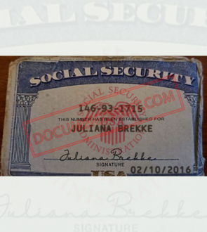 Social Security Card Template 98 2