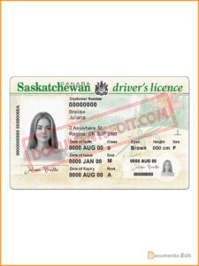 Saskatchewan Driving License