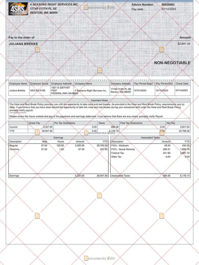 4 SRS INC PSD Template