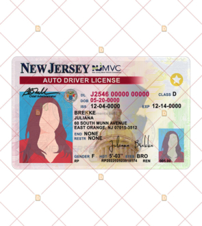 New Jersey Drivers License