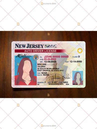 DocumentsEdit New Jersey DL 5