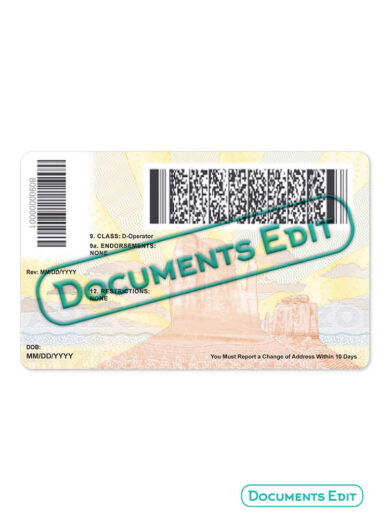 DocumentsEdit Arizona Driving License Template New 2