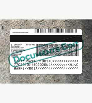 DocumentsEdit - Michigan Driver License Template New 6