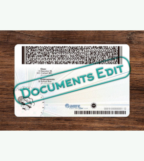 DocumentsEdit - Virginia Driver License PSD Template 6