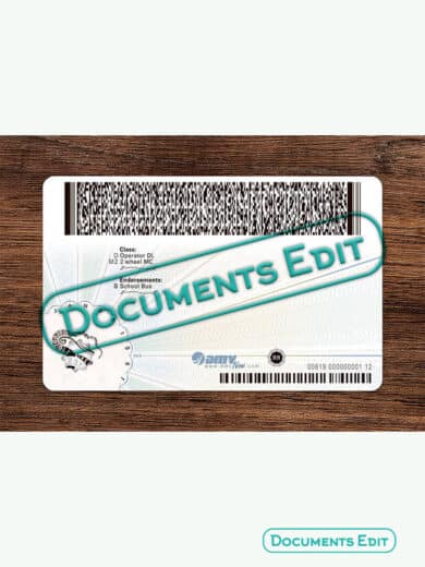 DocumentsEdit Virginia Driver License PSD Template 6