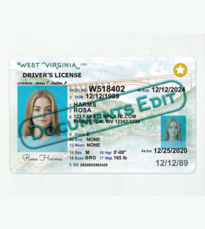 West Virginia Driver License