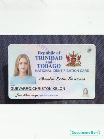 DocumentsEdit Republic of Trinidad and Tobago ID card 01