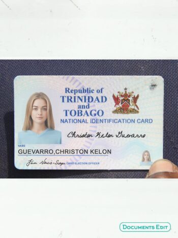 DocumentsEdit Republic of Trinidad and Tobago ID card 02