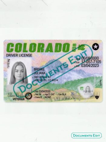 Colorado Driving License