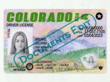 Colorado Driving License