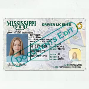 Mississippi Driver License