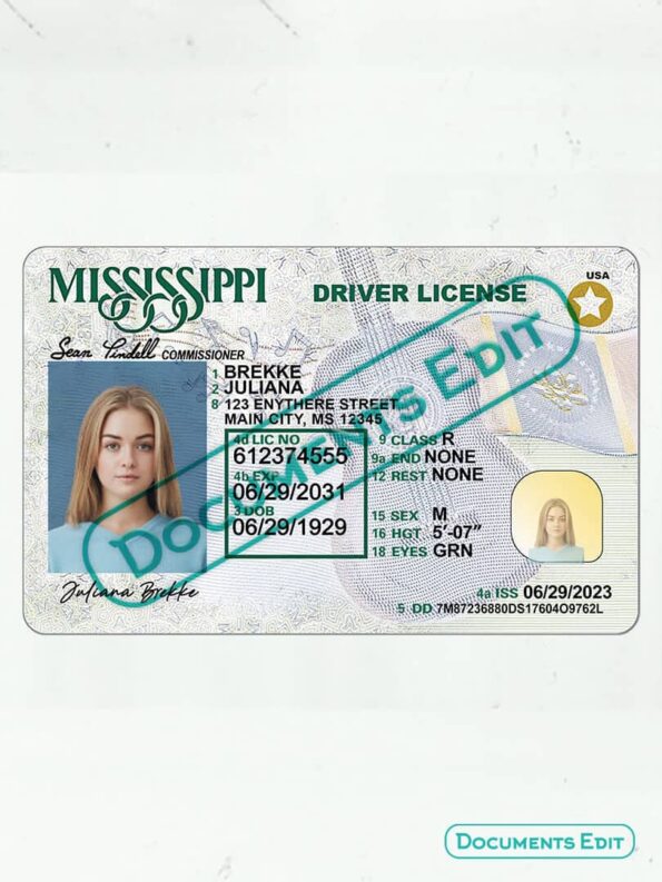 Mississippi Driver License