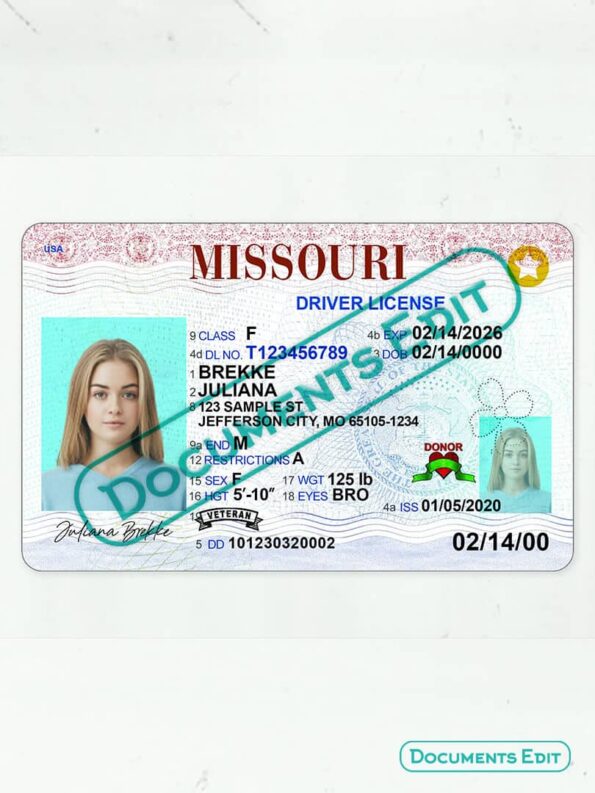 Missouri Driving License