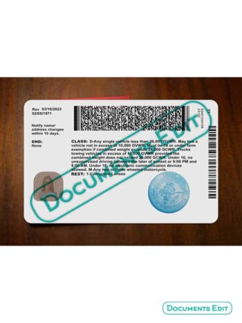 DocumentsEdit North Dakota Driver License New PSD Template V2 4