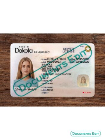 DocumentsEdit North Dakota Driver License New PSD Template V2 5