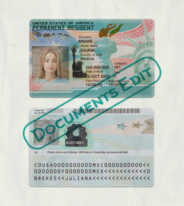 USA Permanent Resident Card